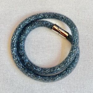 Swarovski Stardust Blue Double Wrap Bracelet